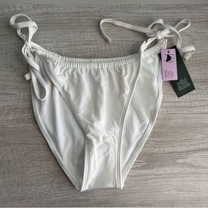 Wild Fable White Tie-Side Bikini Bottom